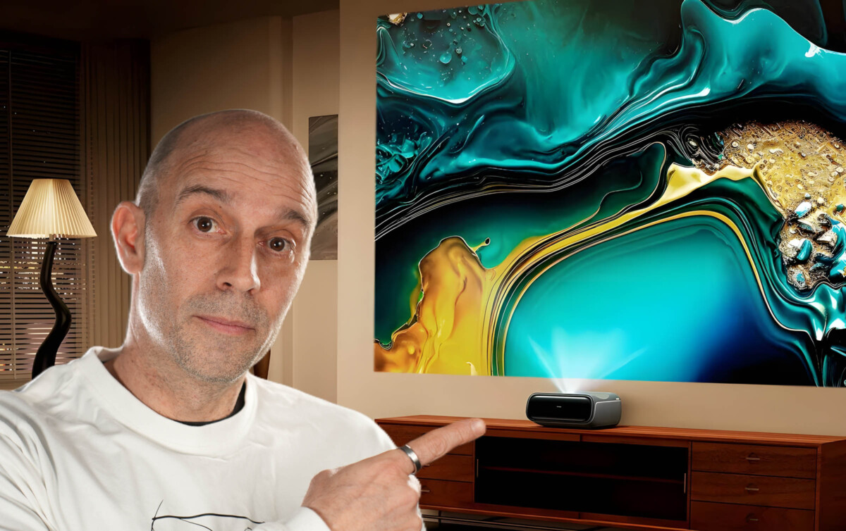 JMGO O2S Ultra // Source : Sylvain Pichot - Frandroid JMGO O2S Ultra // Source : Sylvain Pichot - Frandroid