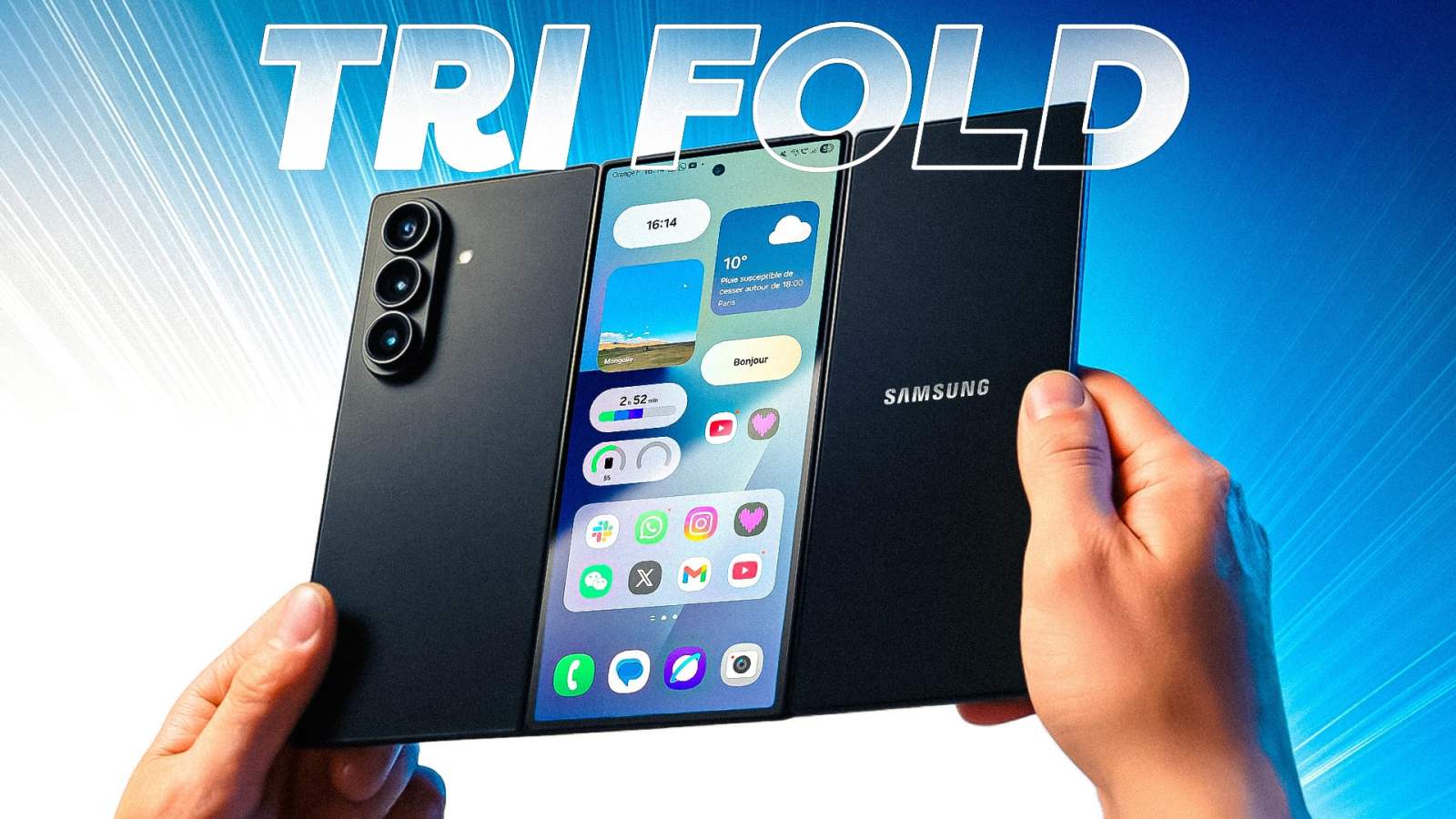 Â«Â Câ€™est un choix de vieÂ Â» : le Galaxy Z TriFold est lourd, cher, mais fascinant