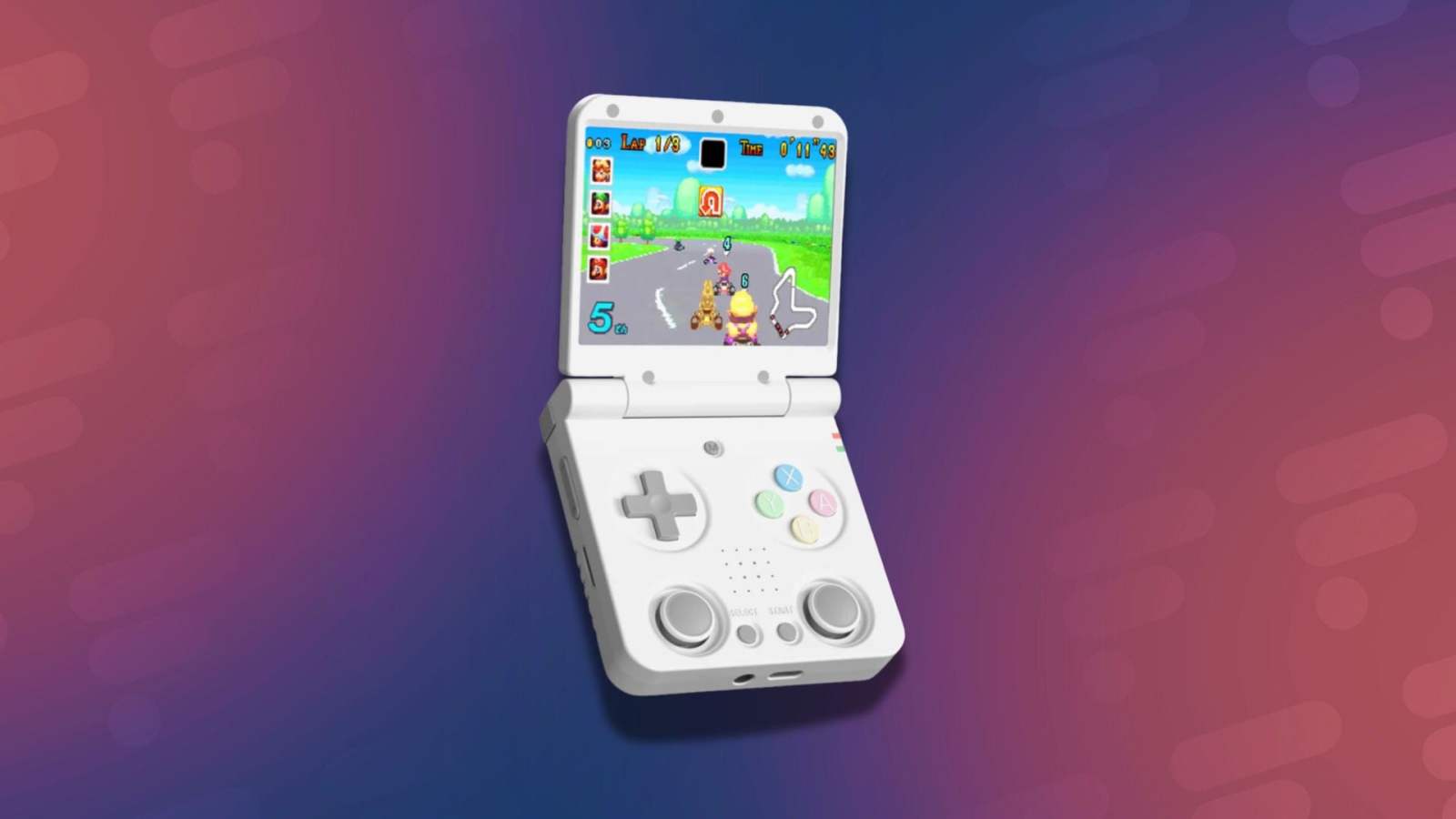 Cette petite console portable retrogaming ressemblant Ã  une GBA SP perd les deux tiers de son...