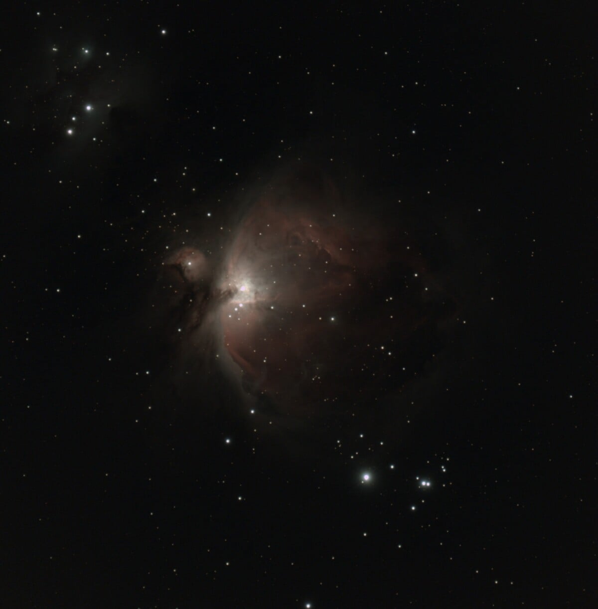 Nébuleuse d'Orion sans filtre