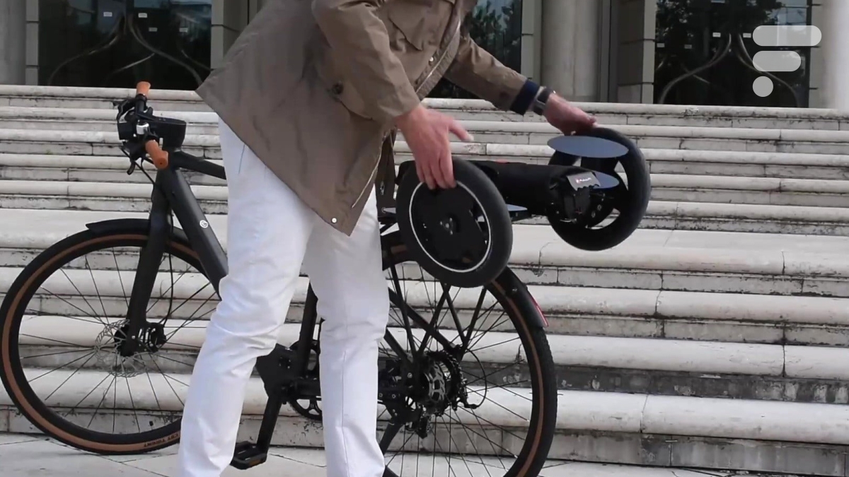 Pullit remorque vélo pliable