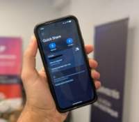 Les paramètres Quick Share sur Android.