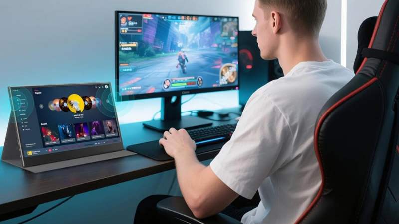 Rien de plus pratique que cet écran portable Full HD de 15,6&Prime; en promo à -25&nbsp;% facile à transporter