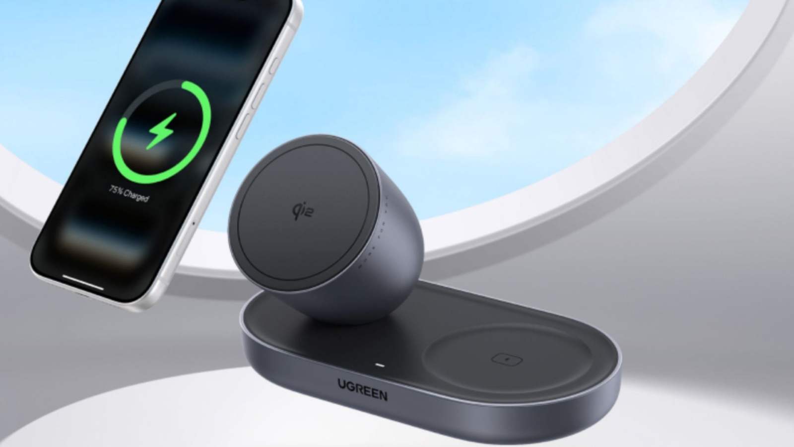 Amazon retire 40 % de son prix Ã  ce chargeur 2-en-1 compatible MagSafe et Qi2