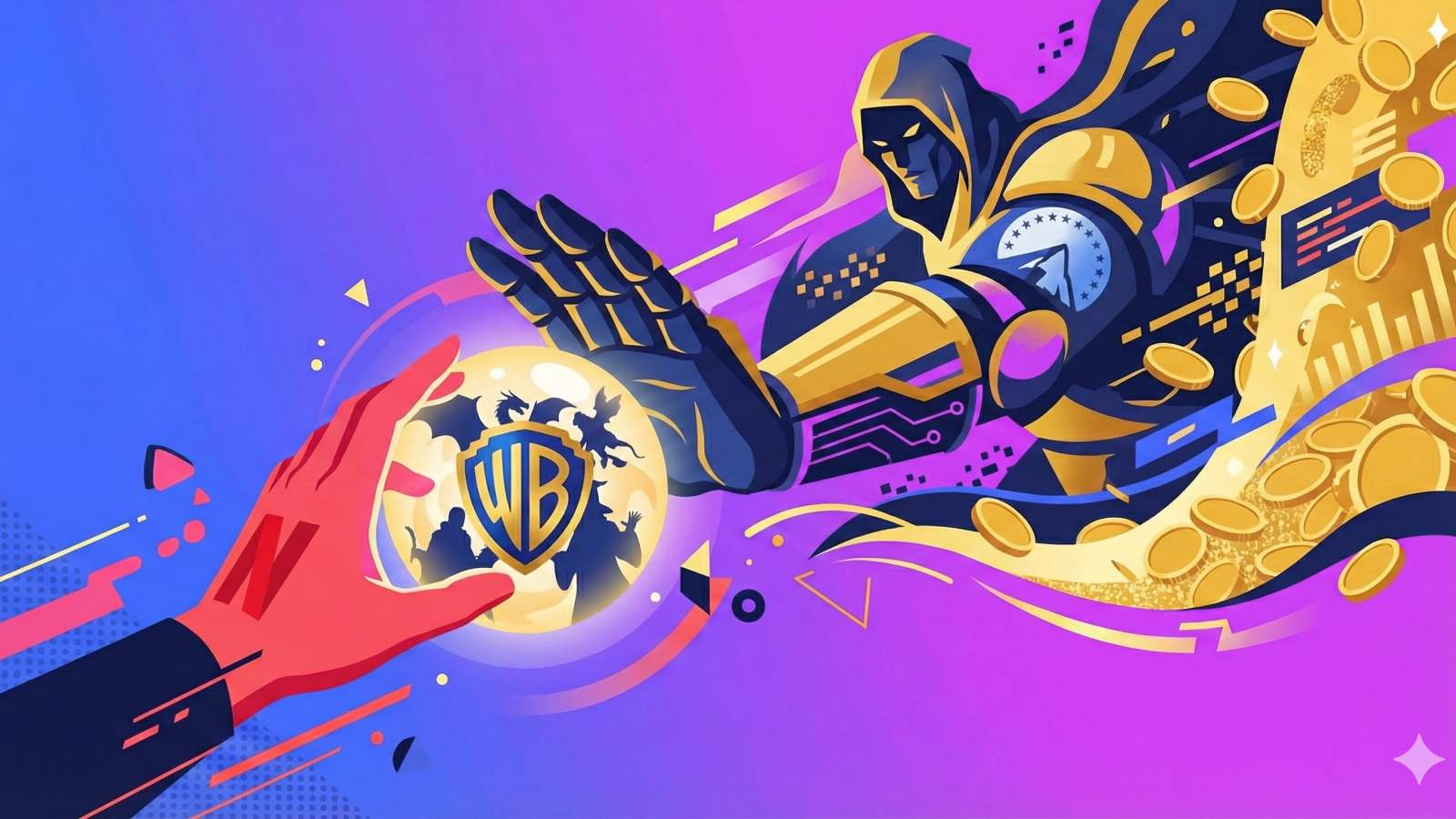 Warner Bros. : Larry Ellison pose 40 milliards et sa carte Â«Â ami de TrumpÂ Â» pour...