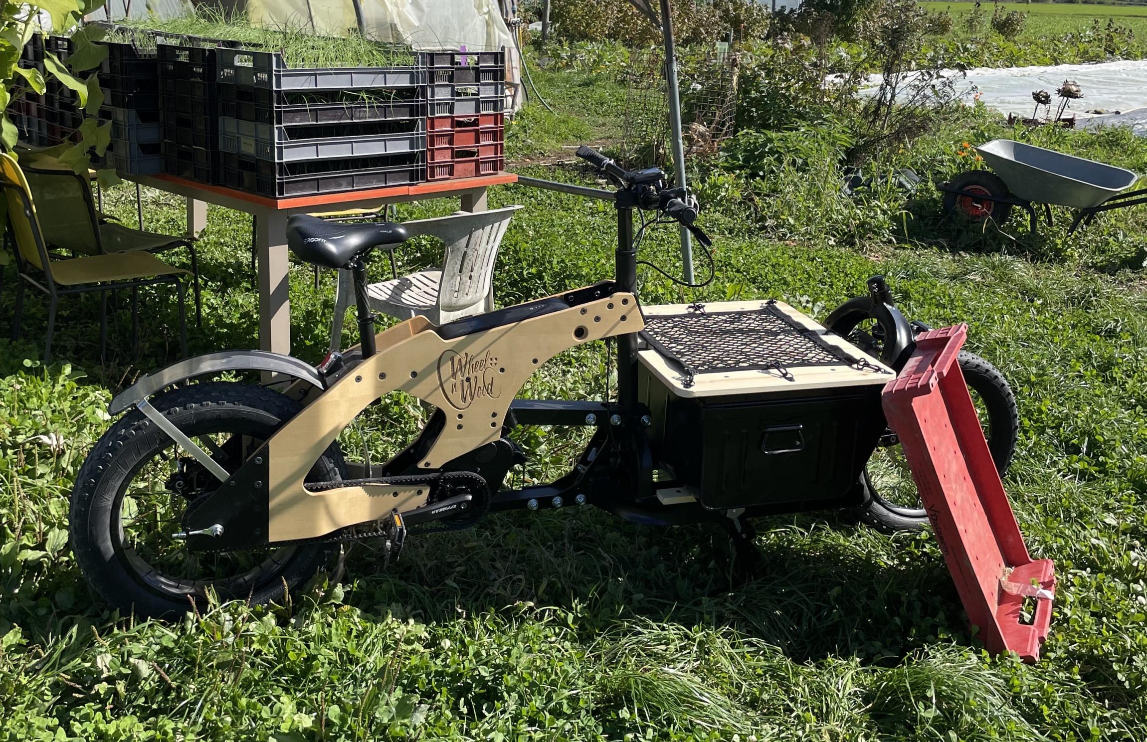 Wheel'n Wood 2074 v&eacute;lo cargo bois