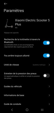 Xiaomi Electric Scooter 5 Plus appli 2