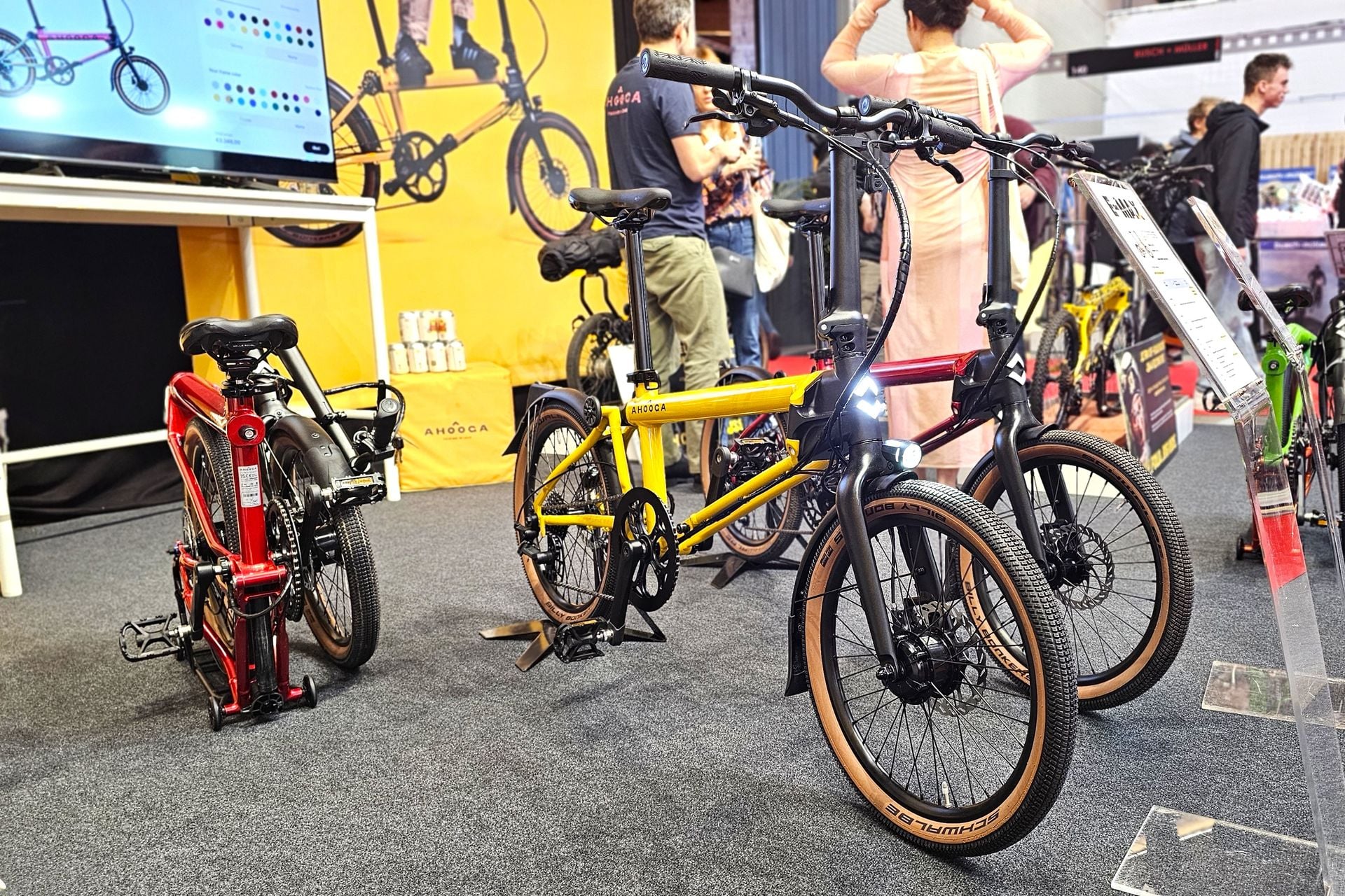 Ahooga E-Max v&eacute;lo pliant &eacute;lectrique