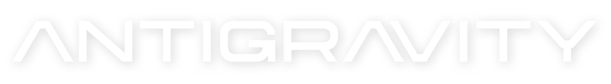 Antigravity logo white