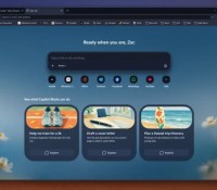 Aperçu de la nouvelle interface de Microsoft Edge.