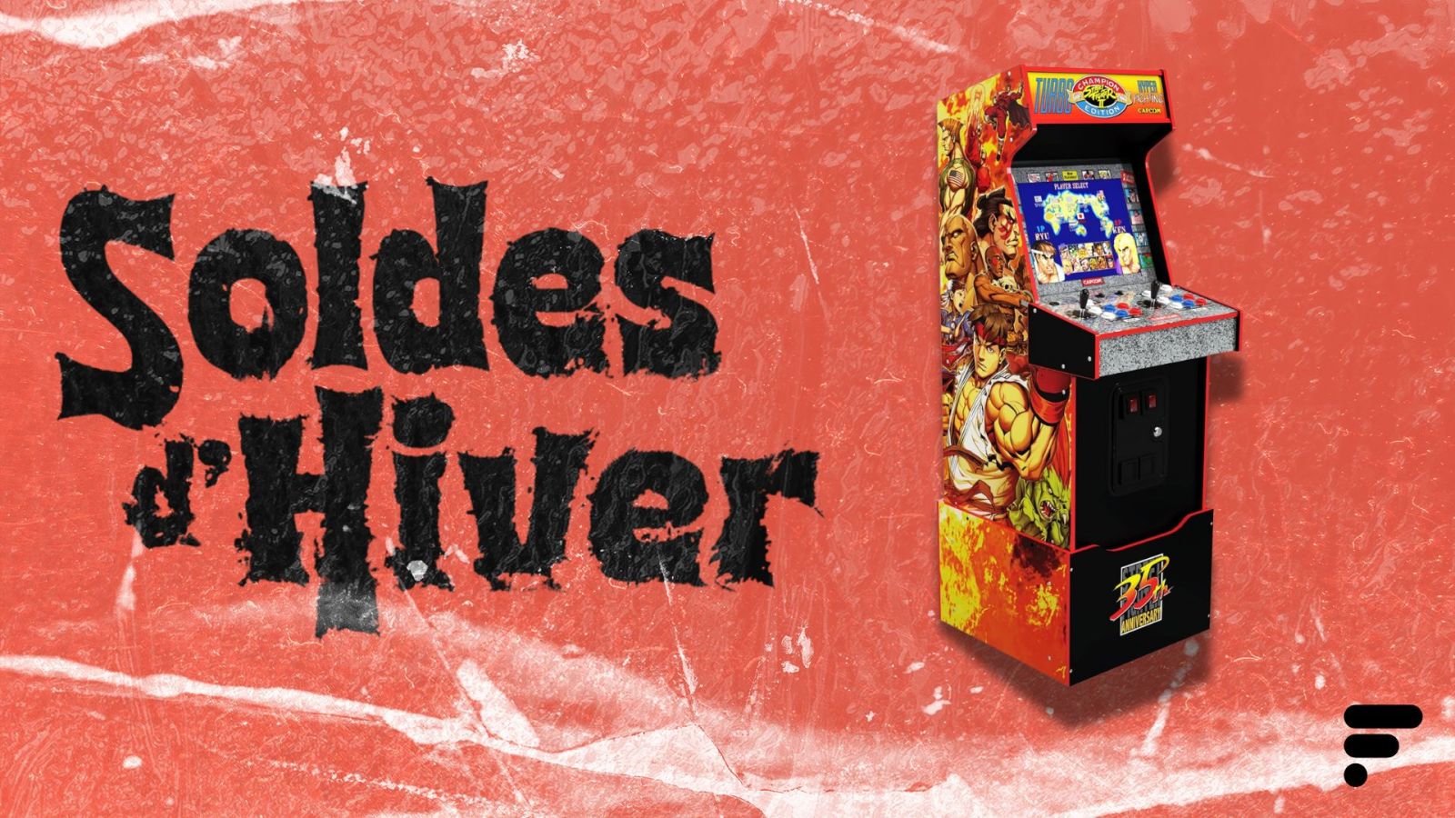 Cette borne d’arcade Street Fighter baisse son prix de 30 % pendant les soldes d’hiver