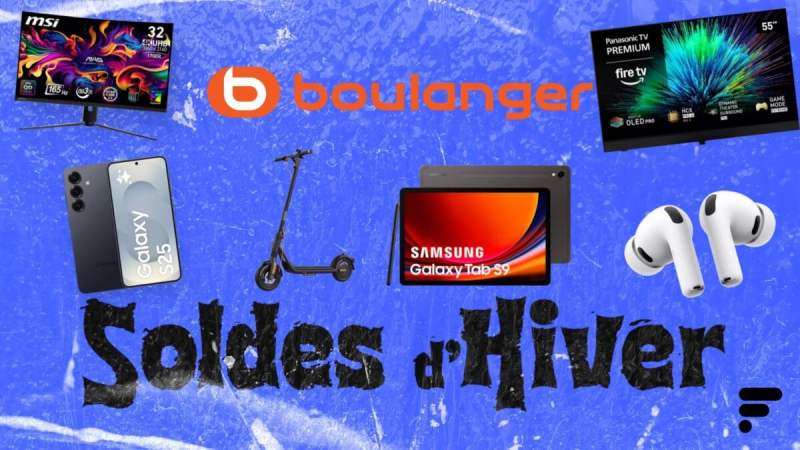 Boulanger brade un tas de produit Tech durant les soldes d’hiver&nbsp;: voici le TOP 15 des deals à saisir