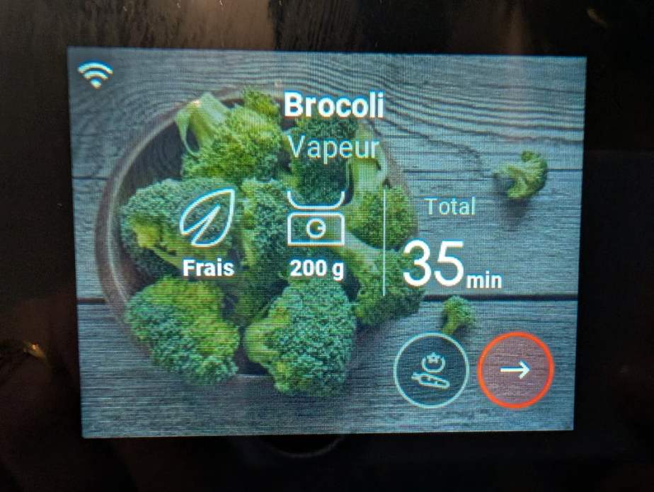 Cookeo Infinity écran  (7)