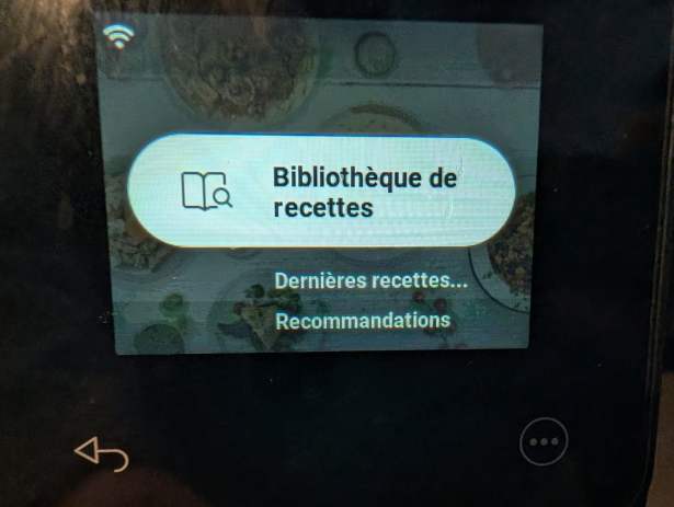 Cookeo Infinity écran  (95)