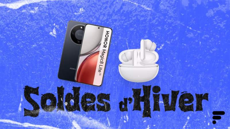 Le nouveau Honor Magic 8 Lite, un smartphone ultra-résistant (IP69) et inépuisable (7 500 mAh), est déjà dans un pack à prix cassé lors des soldes