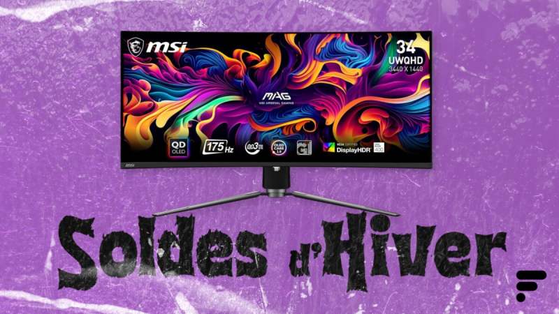 Cet écran gaming incurvé de 34 pouces devient la bonne opération de ces soldes d&rsquo;hiver grâce à une réduction de près de 50&nbsp;% par rapport à son prix de lancement