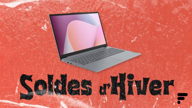 Pour les soldes d&rsquo;hiver, Cdiscount retire 210&nbsp;€ au Lenovo IdeaPad Slim 3 équipé d&rsquo;une dalle de 16 pouces