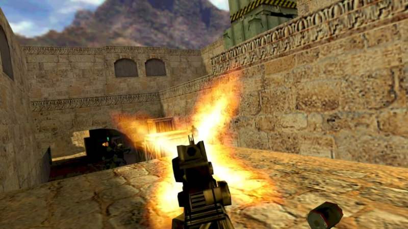 Voici peut-être la pire version pour jouer à Counter-Strike 1.6, mais aussi la plus fun