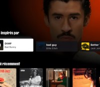 Interface Deezer sur Android TV et Google TV // Source : Deezer