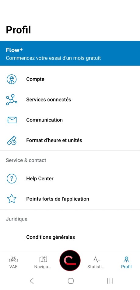 Diamant Suvea appli menu