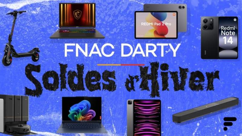 Fnac et Darty cassent les prix pour les soldes d’hiver 2026 : les meilleures offres Tech à ne pas rater
