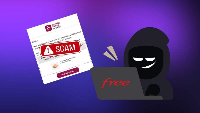 « Reprogrammation de votre colis » : Attention à cette arnaque qui peut vous viser et c’est la faute de Free