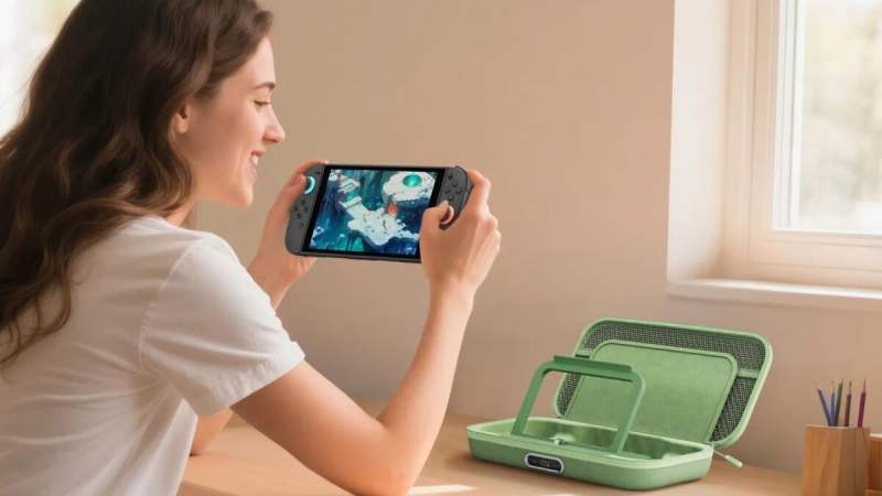 Belkin dévoile sa coque batterie pour Switch 2 : 10 000 mAh et un écran LCD intégré