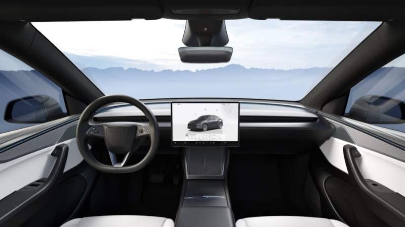 Tesla met à jour le Model Y&nbsp;: écran 16 pouces et intérieur noir pour tous, enfin presque
