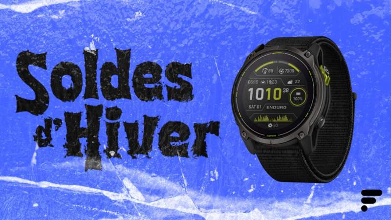 Garmin Enduro 3 : la boussole de l’endurance perd 110 € pendant les soldes d’hiver