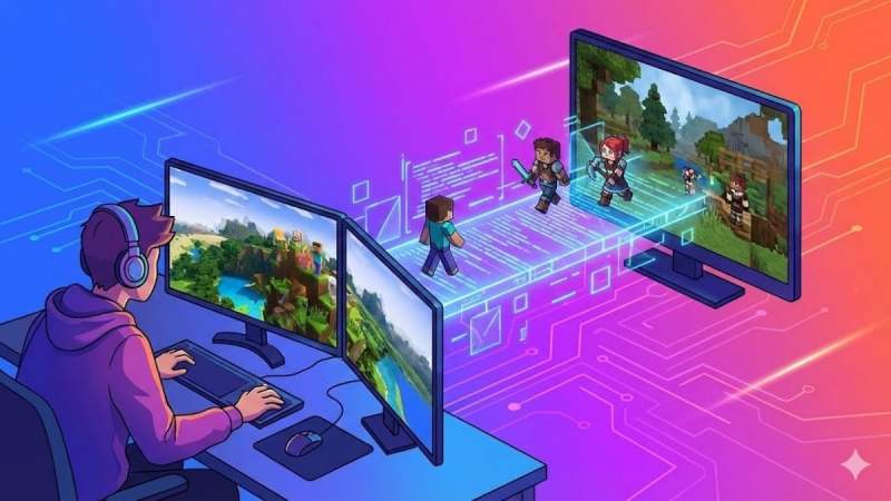 Un ado de 15 ans permet à des joueurs de deux jeux différents de s’affronter ensemble : voici le crossplay qui défie l’impossible !