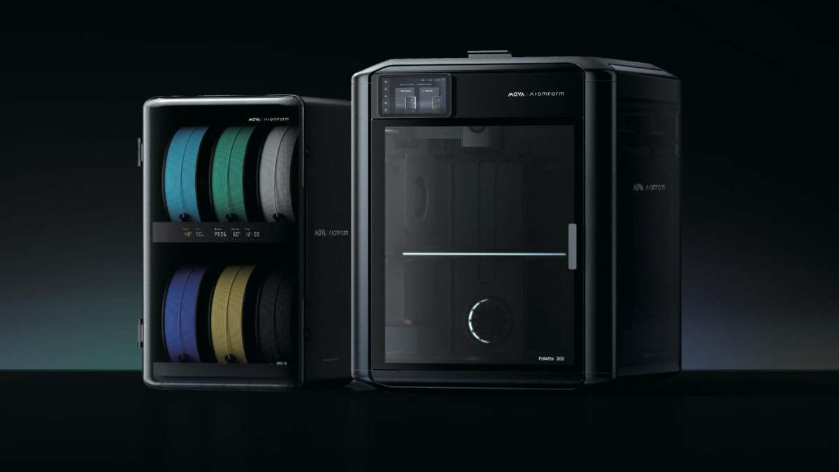 Image Concurrent de Bambu Lab : Mova a lancé une imprimante 3D avec jusqu’à 36 couleurs et changement de buses automatique