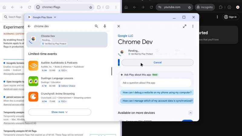 Android 16 : une fuite dévoile l’interface bureau « Aluminum OS » et le support des extensions Chrome