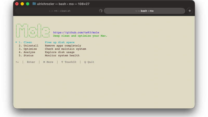 Pourquoi payer CleanMyMac sur Mac&nbsp;? Mole fait tout gratuitement et mieux