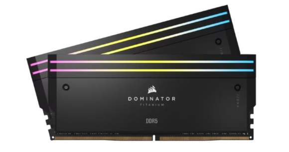 Le kit de mémoire Corsair Dominator Titanium RGB 48GB DDR5