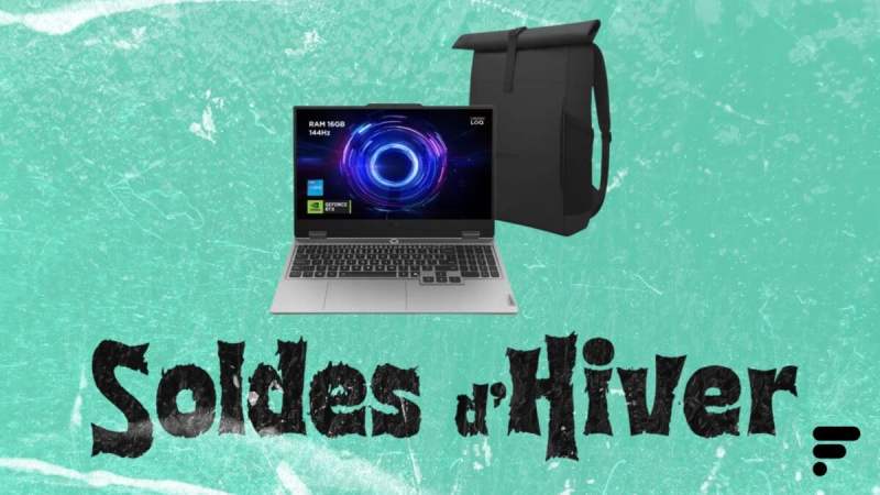 Les soldes passent la 4ème avec ce laptop gaming Lenovo 144 Hz, Core i5 et RTX 5060 en promo à -34&nbsp;% pour geeker tranquille