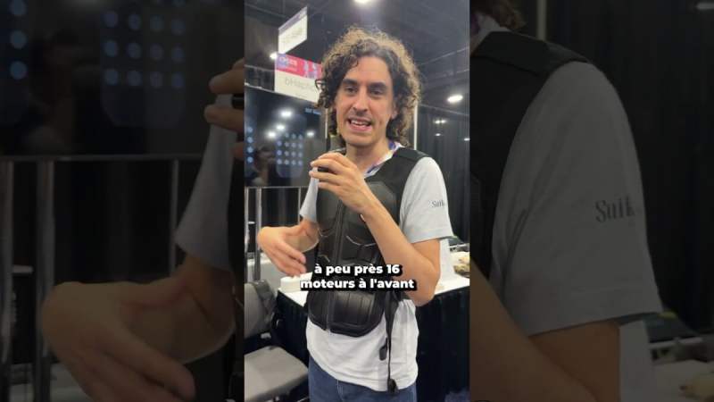 Un gilet à retour haptique