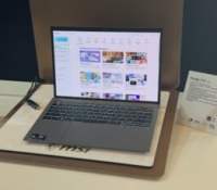 Le MSI Prestige 13 AI présenté au CES 2026 // Source : Frandroid