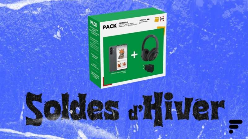 Samsung et Lacoste se rejoignent dans ce pack soldé à -30% avec un smartphone Galaxy A56, un casque The Blend et un chargeur 25W