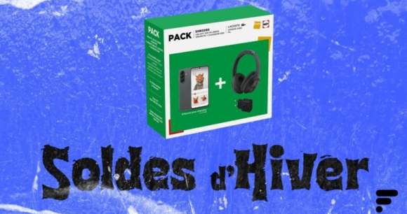 Pack Samsung Galaxy A56 + casque Lacoste The Blend