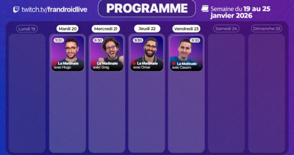 PROGRAMME LIVE TWITCH FRANDROID_16-1901