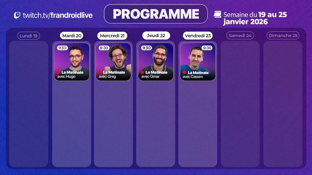 PROGRAMME LIVE TWITCH FRANDROID_16-1901