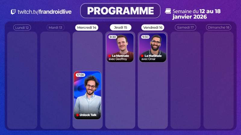 Gros bilan du CES 2026 dans Unlock Talk et une double Matinale Tech&rsquo;&nbsp;: notre programme Twitch de la semaine, c&rsquo;est juste ici
