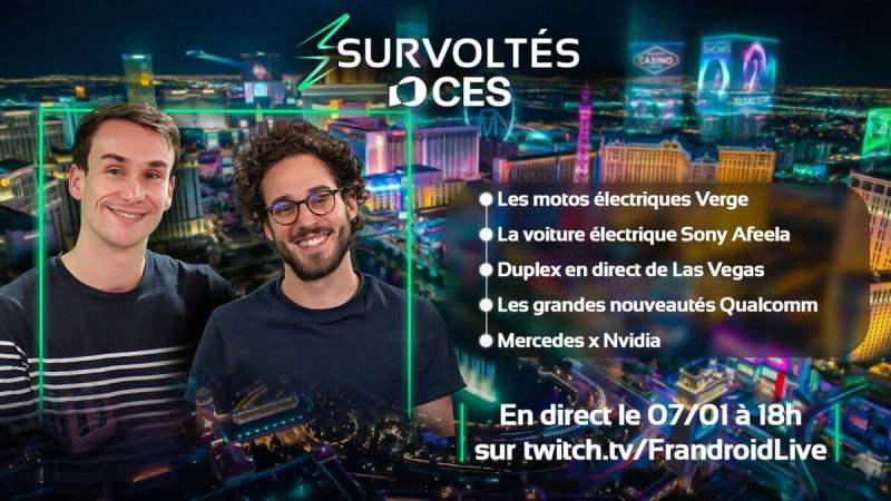 Les plus grosses nouveautés électriques du CES 2026 sont à découvrir dans notre émission Survoltés du jour&nbsp;: il va y en avoir pour tout le monde