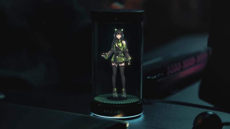 Razer Project AVA : le Tamagotchi du futur est une « waifu » holographique qui vous juge quand vous jouez