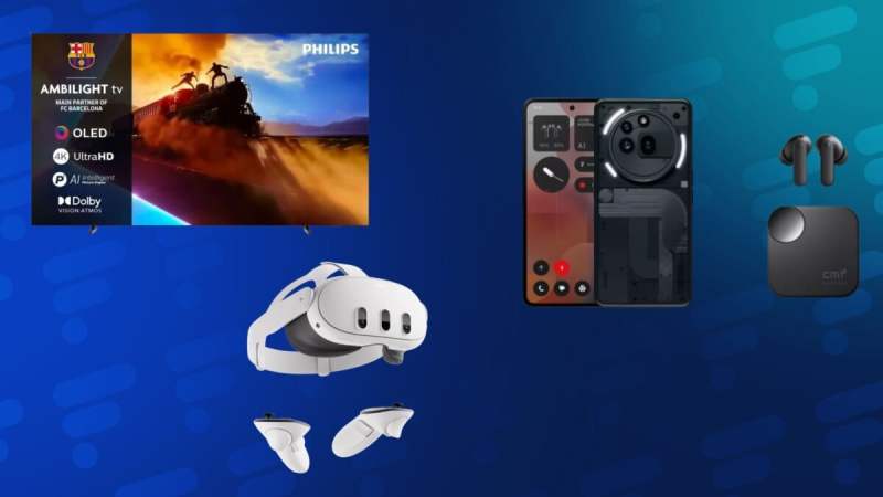 Nothing Phone (3a) Pro dans un pack à -30&nbsp;%, TV Philips OLED Ambilight 144 Hz à 730&nbsp;€ et Meta Quest 3 512 Go à prix cassé&nbsp;— les deals de la semaine