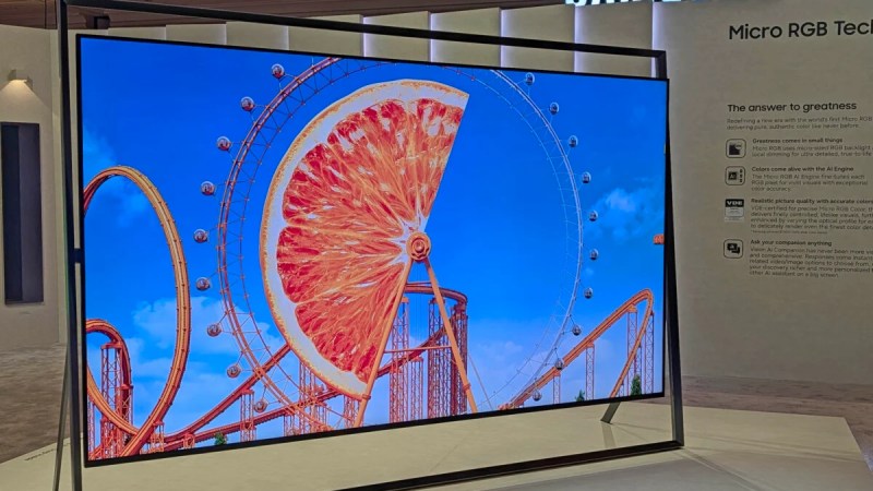 R95H et R85H, les deux séries de TV Micro RGB de Samsung de 55 jusqu’à 130 pouces
