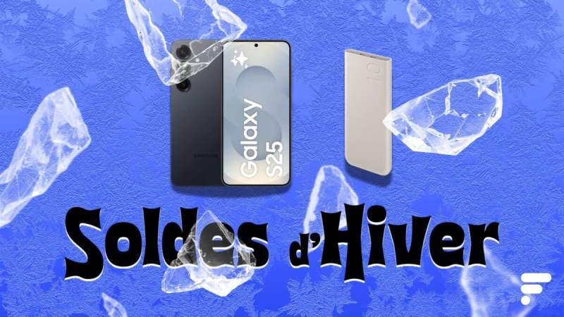 À moins de 700&nbsp;€, ce pack avec un Samsung Galaxy S25 et une powerbank 10 000 mAh est l&rsquo;un des meilleurs deals des soldes