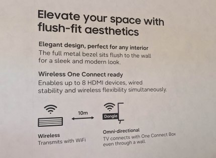 Boitier One Connect avec module sans fil explications // Source : Sylvain Pichot - Frandroid