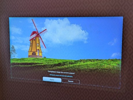 Samsung The Freestyle+ après modification motif // Source : Sylvain Pichot - Frandroid