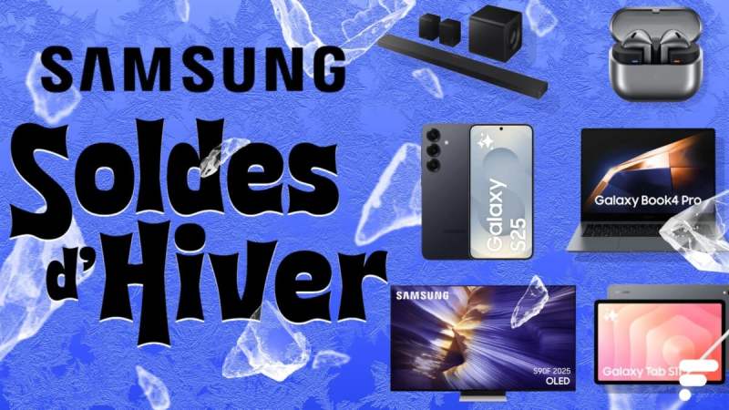 De nombreux produits Samsung sont à prix cassés durant les soldes&nbsp;: smartphones, TV, tablettes… 